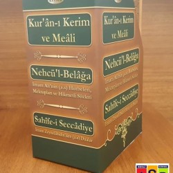 Kur'an-ı Kerim - Nehcü'l-Belağa - Sahife-i Seccadiye  3'LÜ SETİ