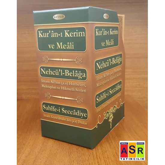 Kur'an-ı Kerim - Nehcü'l-Belağa - Sahife-i Seccadiye  3'LÜ SETİ